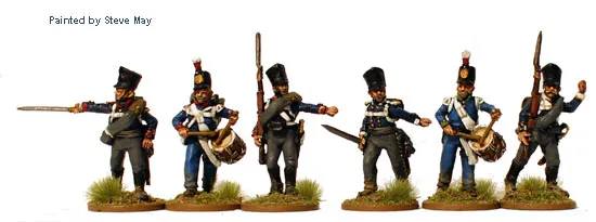 Perry Miniatures PN35 Réserviste figurine commandement marche