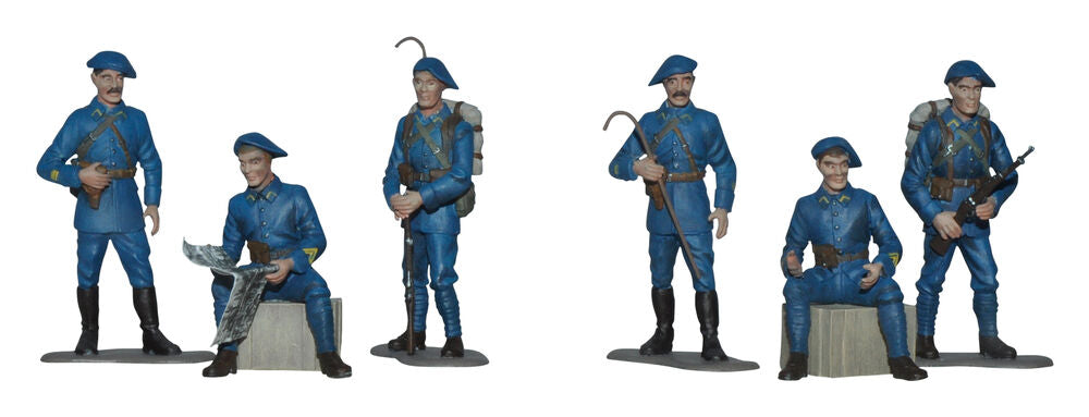 Heller Historical French Mountain Troops figurines 1/35