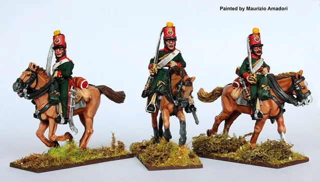 Perry Napoleonic FN222 éclaireurs cavalerie figurines galop