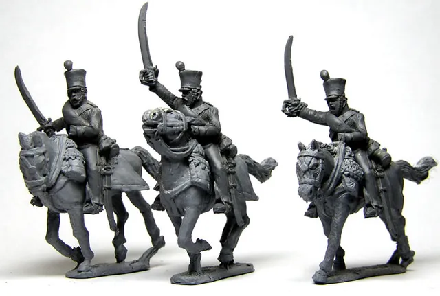 Perry Miniatures Napoleonic DB26 figurines dragons belges charge