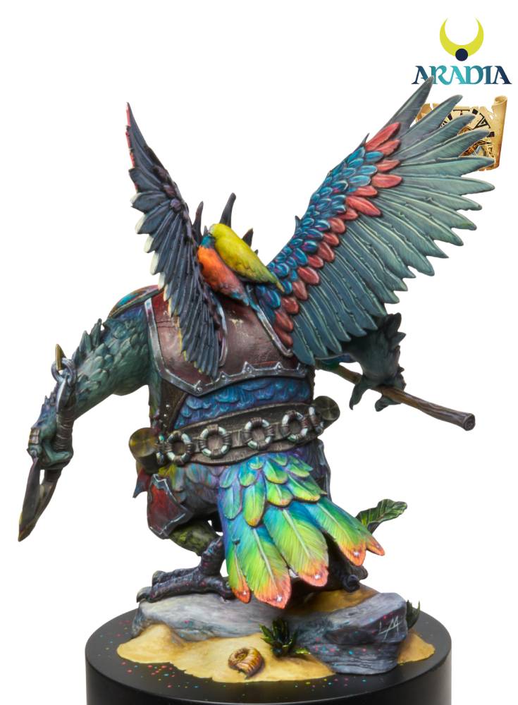 Aradia Paititi Vucub Caquix figurine 75mm perroquet