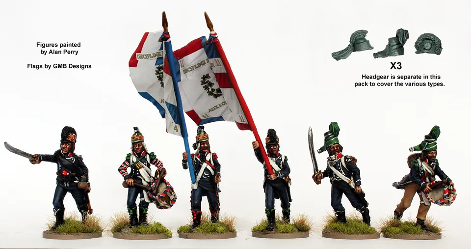 Perry Revolutionary REVF10 infanterie figurines 28mm