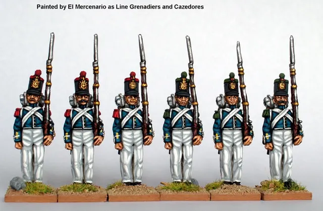Perry Miniatures Carlist War ISA6 figurines infanterie garde