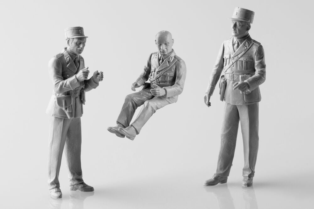 Heller Historical Collection Gendarmerie Officers 1/24 maquette figurines