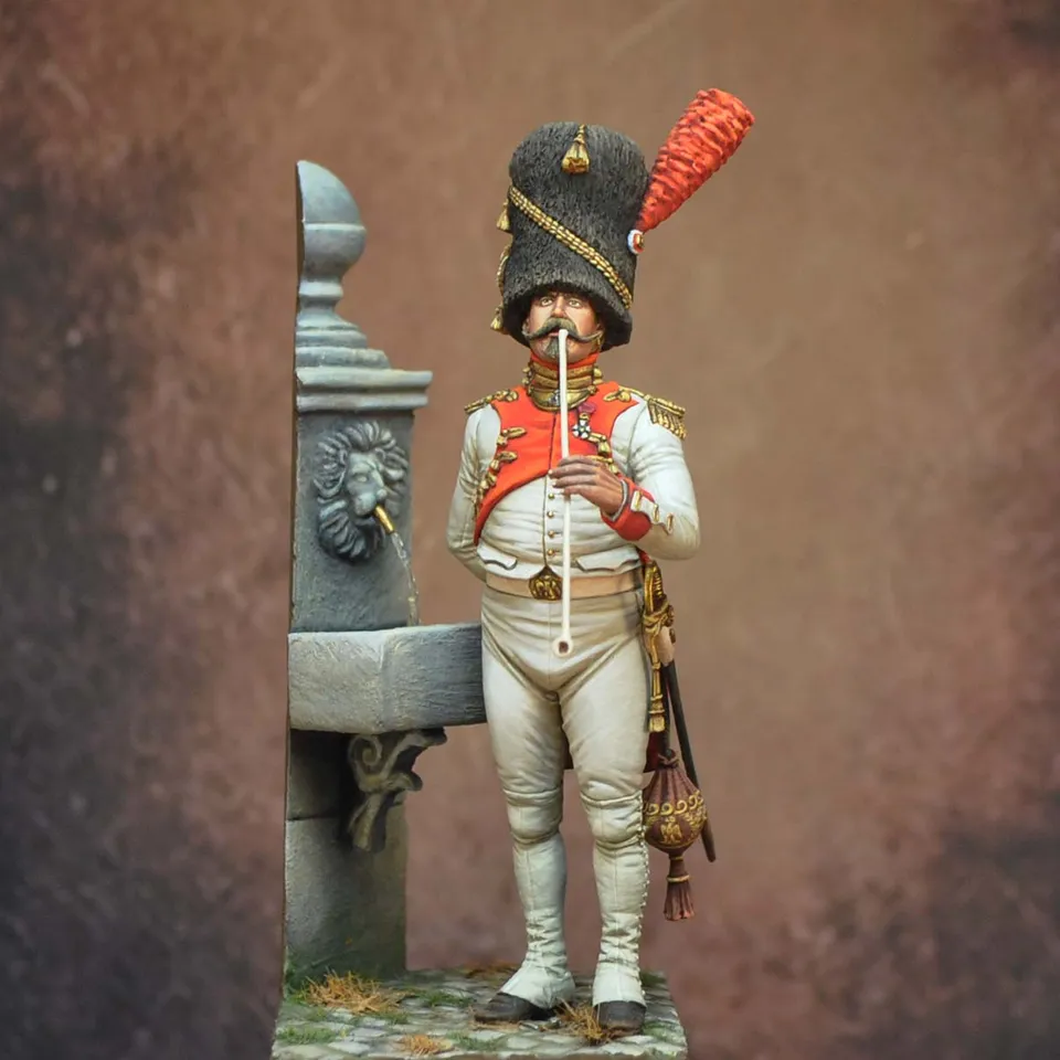 ART GIRONA 70mm Dutch Grenadiers Officer figurine 1804