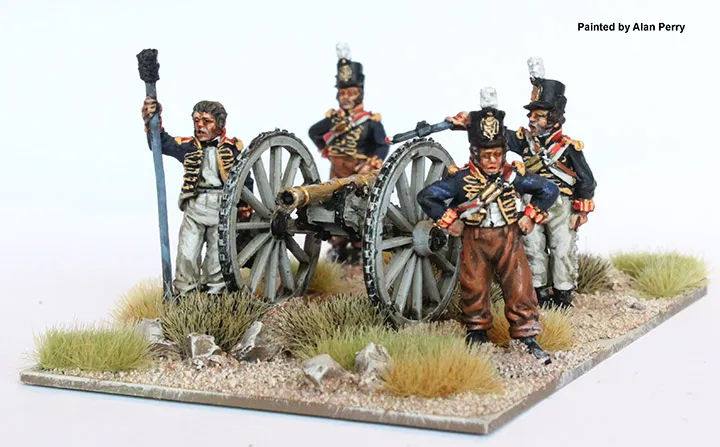 Perry Miniatures Napoleonic BH135 Artillerie figurines canon 6 pdr