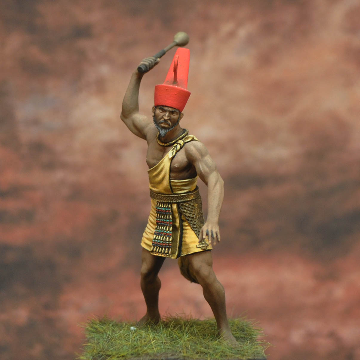 Art Girona Historical Narmer pharaon figurine 54mm à peindre
