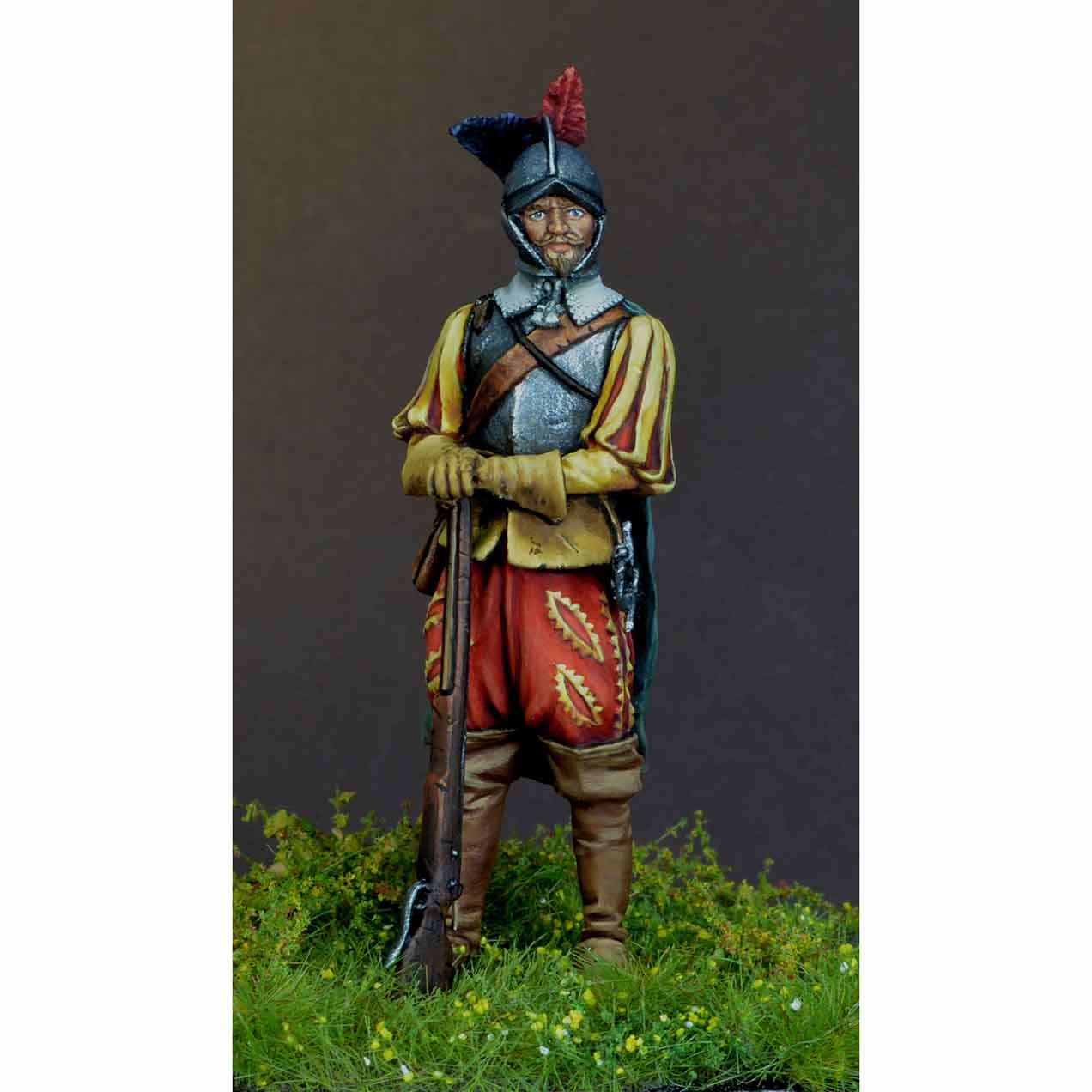 Art Girona General Arquebusier Wallon figurine 54mm 1618-1648