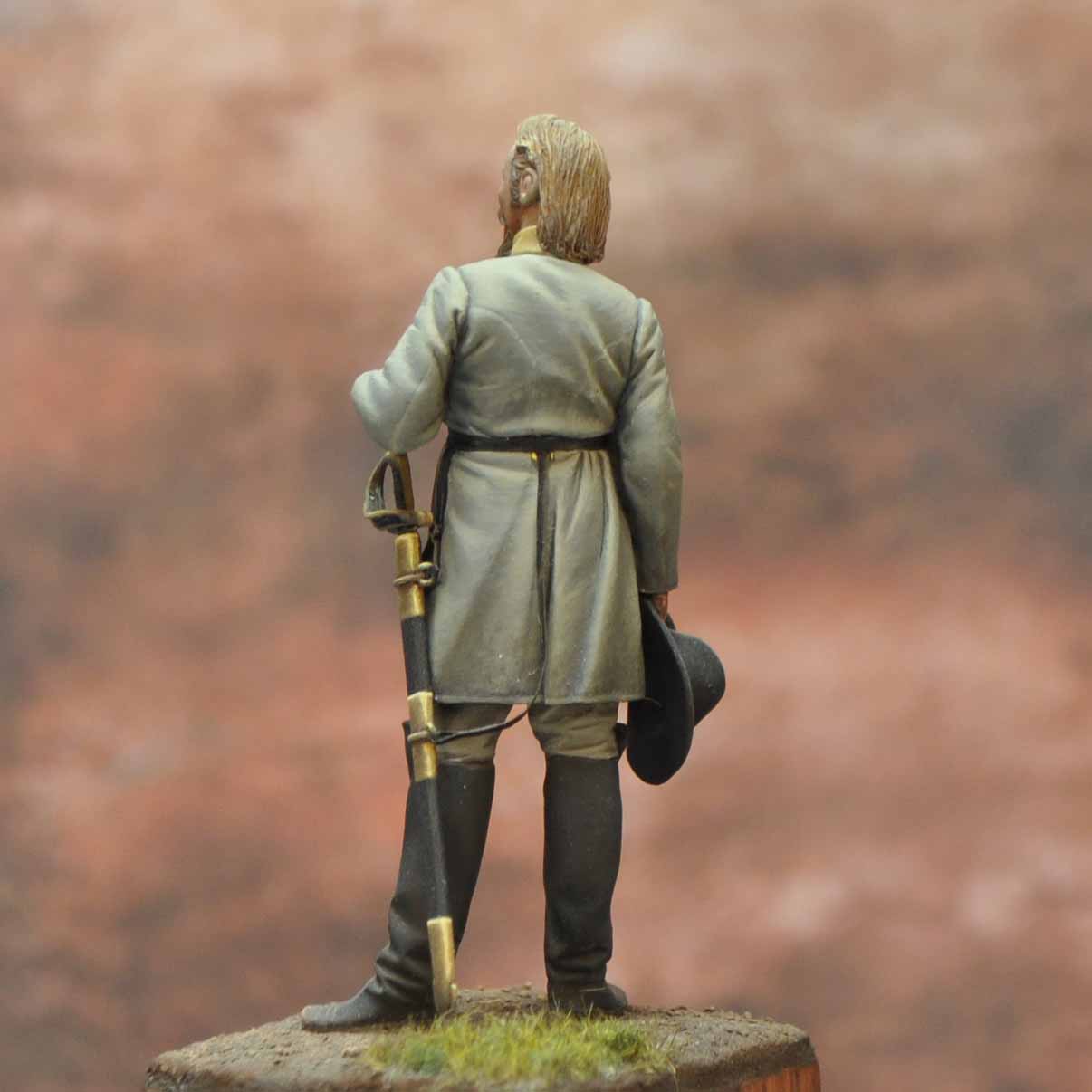 Art Girona International Confederate Officer figurine 1863