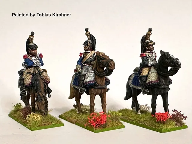 Perry Miniatures Napoleonic FN67 Cuirassiers figurine cheval arrêt