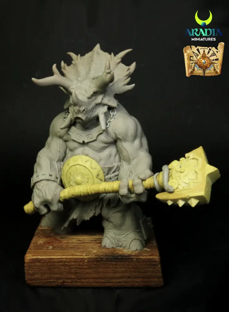 Aradia Paititi Tricebestigon Figurine résine créature à peindre