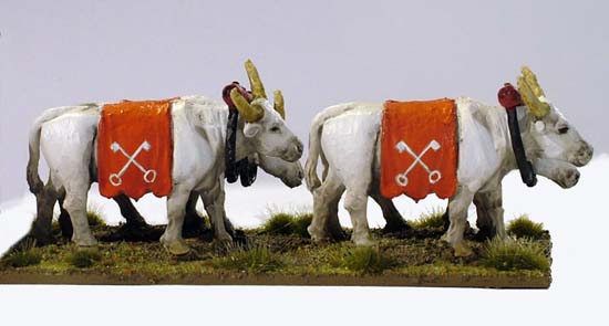 Perry Miniatures European Armies EA 17 bœufs carroccio figurines 28mm