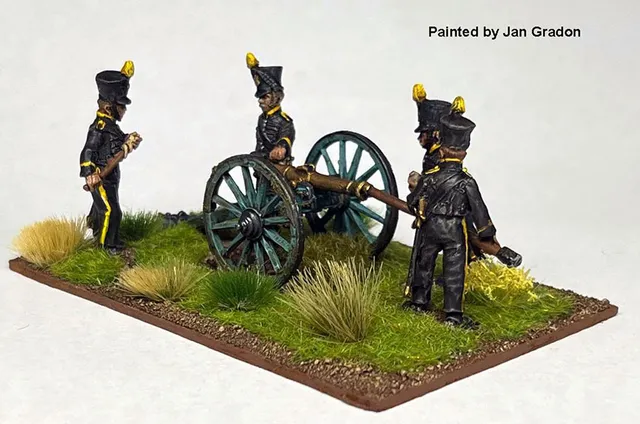 Perry Miniatures NBK23 Artillerie à Pied canon 6 pdr figurines