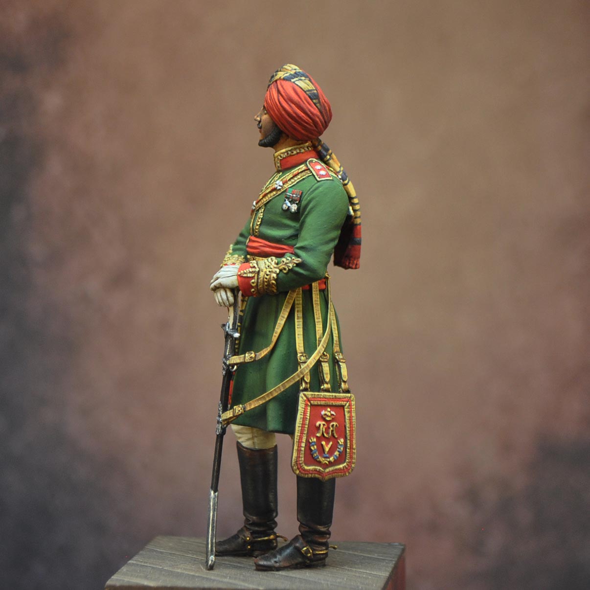 Art Girona 70mm Risaldar 5th Punjab figurine 1900