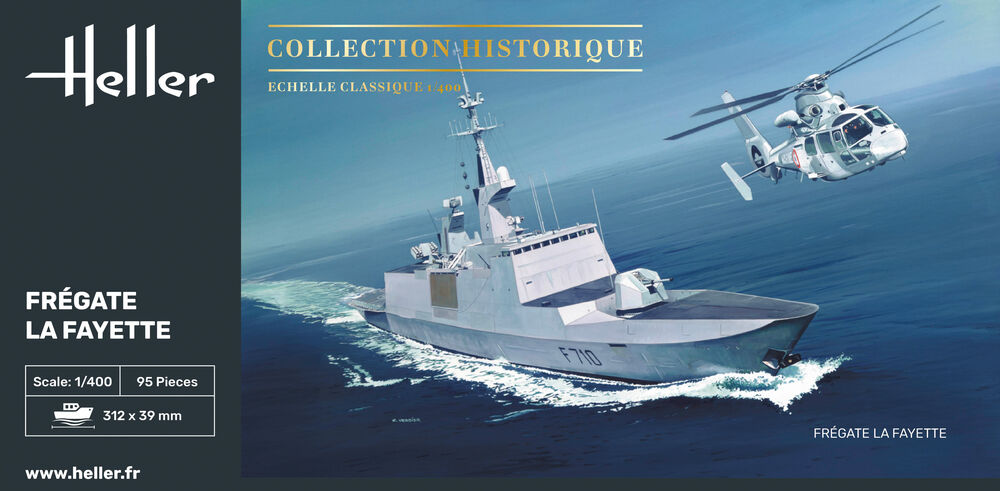 Heller Historical Collection Frégate La Fayette 1/400 maquette bateau