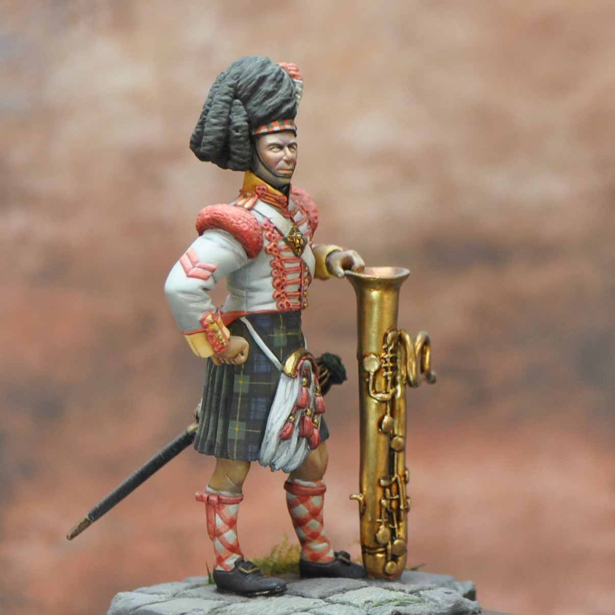 ART GIRONA International 92nd Highland 1838 figurine