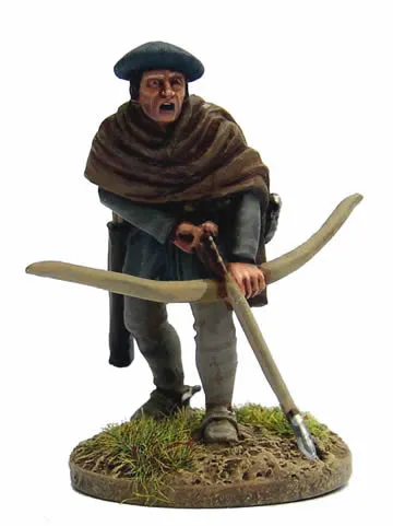 Perry Miniatures 40mm BR6 figurine Geordie Johnstone archer