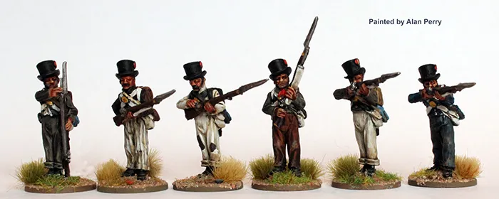 Perry Miniatures Napoleonic SPA25 fusiliers ligne tir métal
