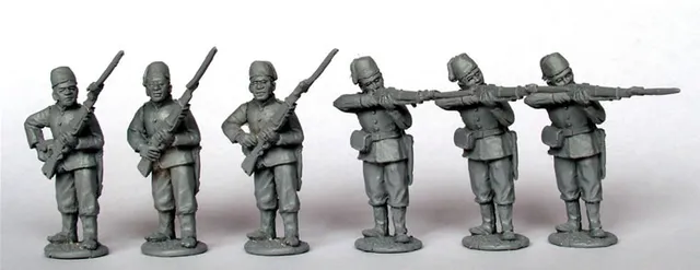 Perry Sudan SB54 infanterie soudanaise figurines tir