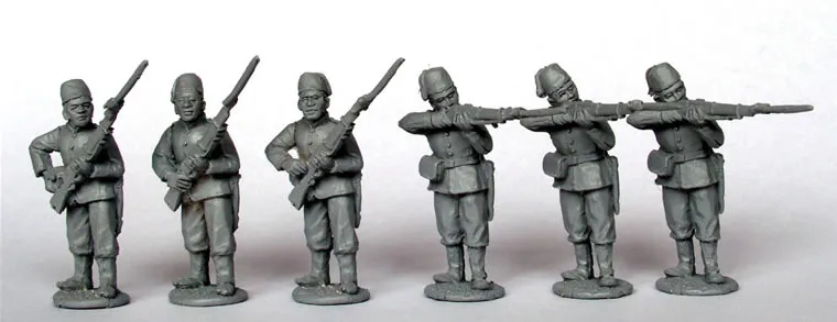 Perry Sudan SB54 infanterie soudanaise figurines tir