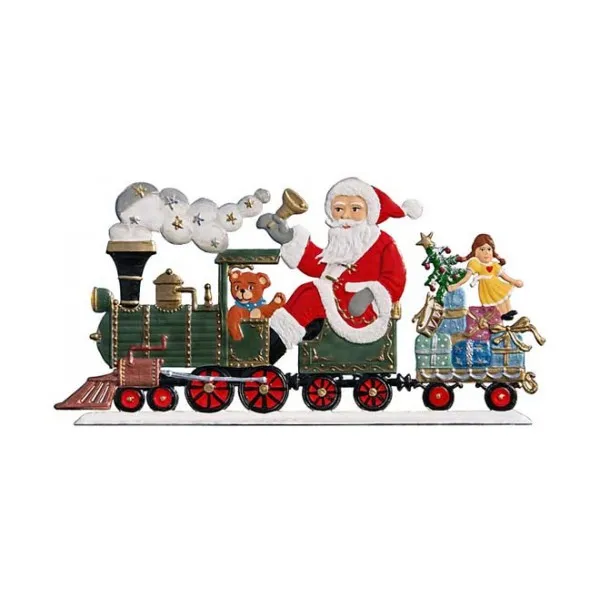 ART GIRONA Miniatures St. Nicholas locomotive figurine Noël