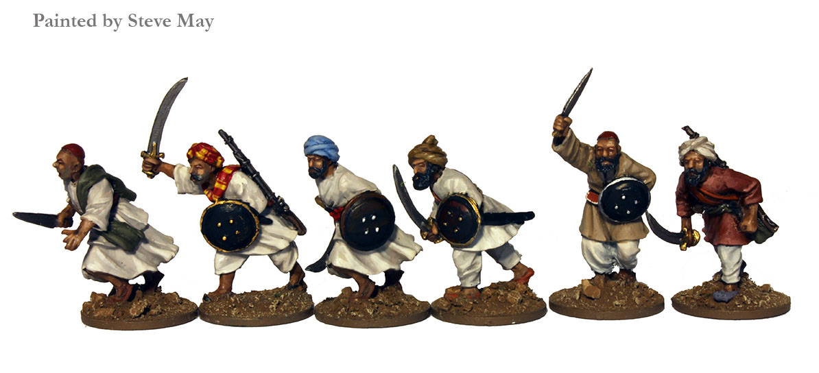 Perry Miniatures Victoria's Little Wars VLW 5 figurines Afghans sabres