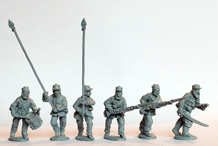 Perry Miniatures BIF 19 infanterie de ligne figurines commandement campagne