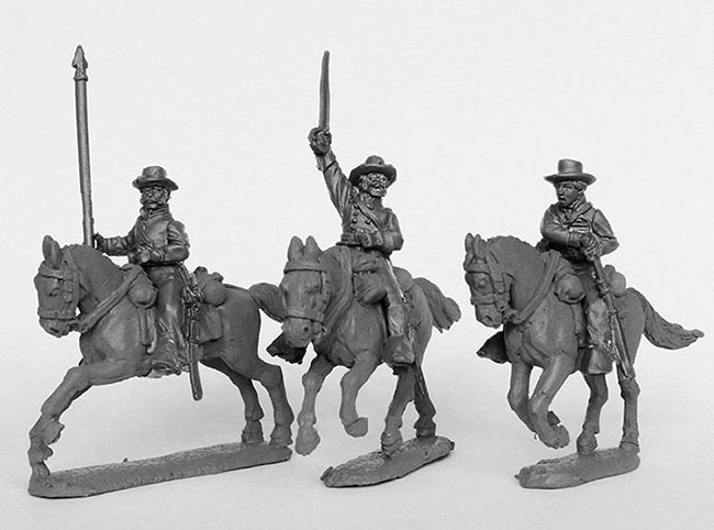 Perry Miniatures ACW 104 cavalerie Union figurines 28mm galop