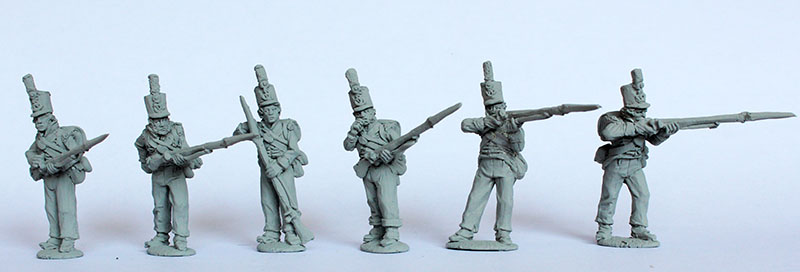 Perry Miniatures Napoleonic PORT 12 Cazadores Brown Bess métal