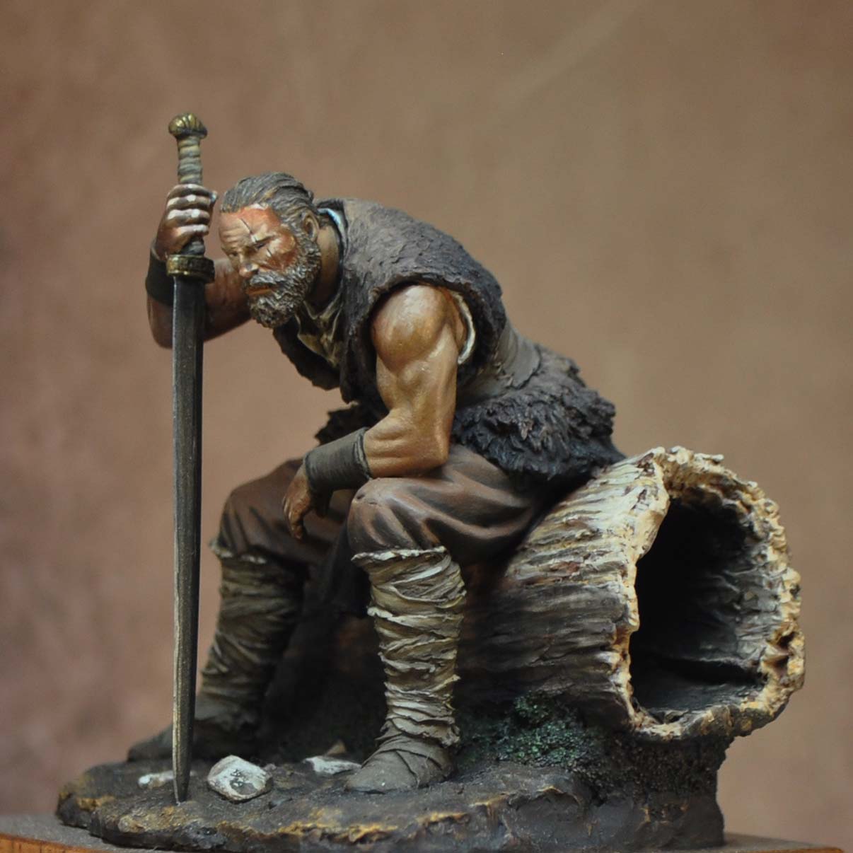 Art Girona 70mm Germanic Warrior Teutoburg figurine 70mm