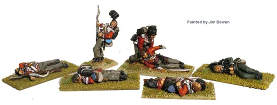 Perry Miniatures BH55 Infanterie britannique figurines métal blessés