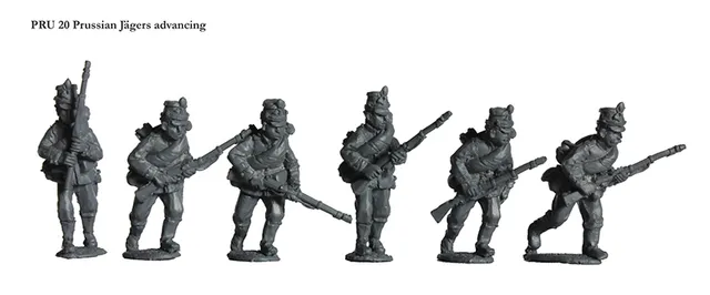 Perry Franco-Prussian PRU 20 Jagers figurines 28mm avance