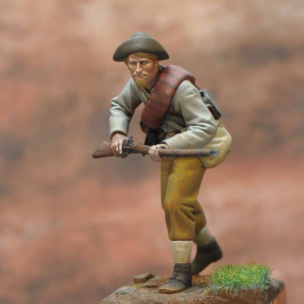 ART GIRONA International Serie Confederate Infantry Private figurine Gettysburg