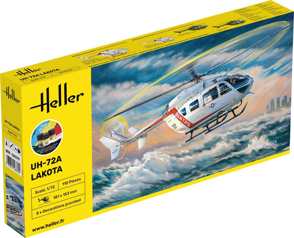 Heller Starter Kit UH-72A Lakota maquette hélicoptère 1/72