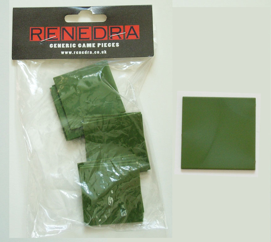 Perry Miniatures B7 socles verts 40x40mm x10