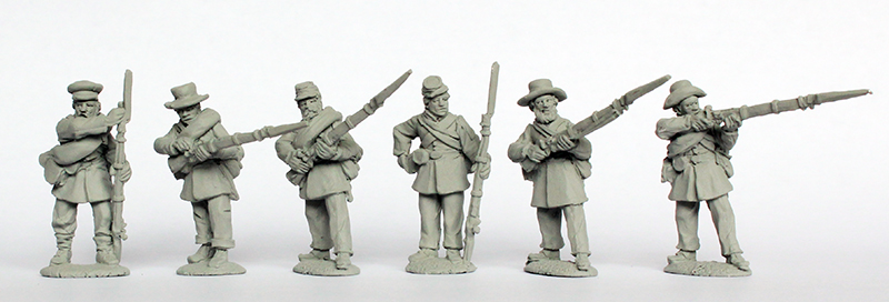 Perry Miniatures ACW 89 figurines Confédérés redingote