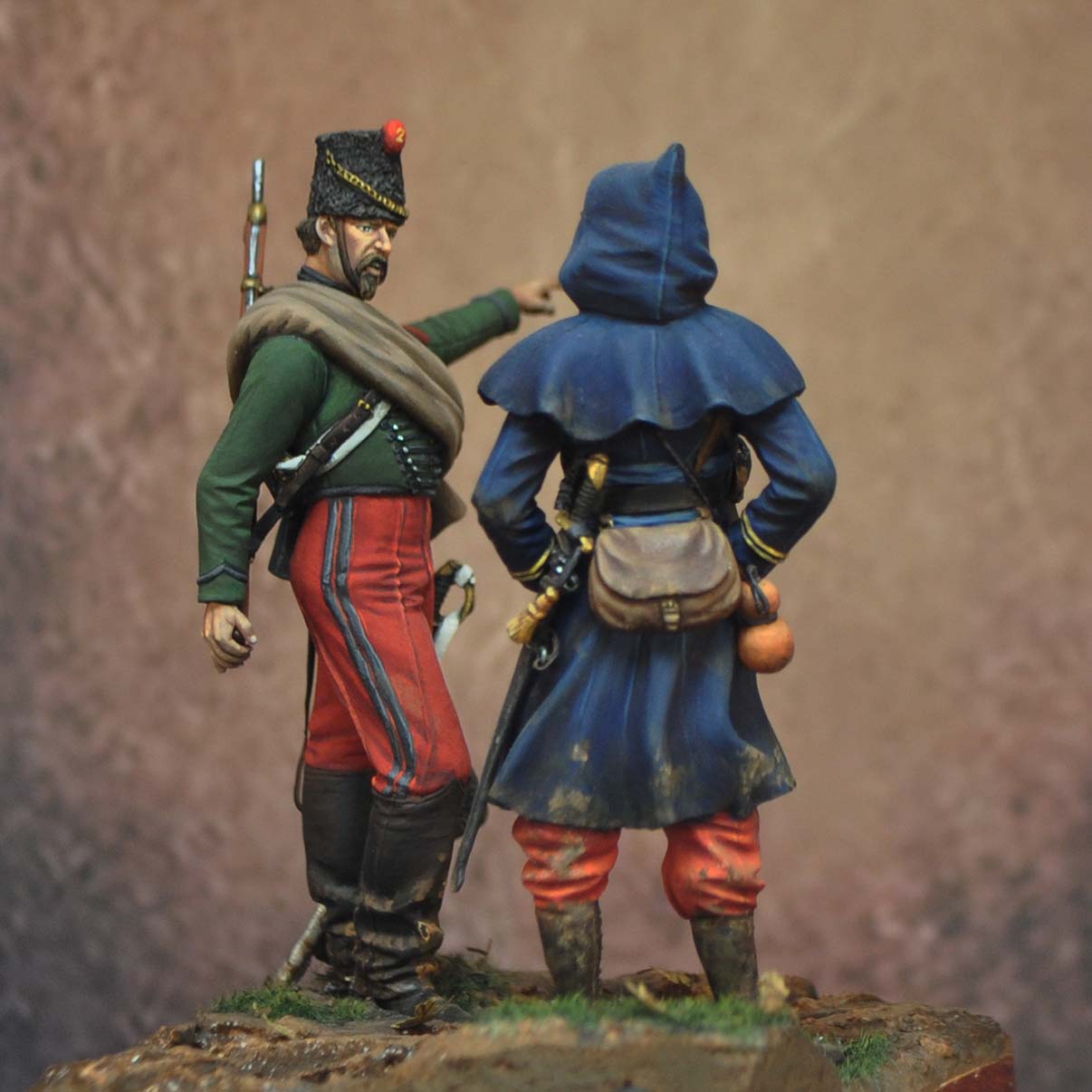 ART GIRONA 70mm Line Infantry Officer France 1870 figurine