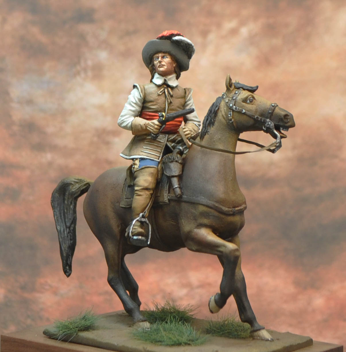 Art Girona General Serie Cavalier Bavarois 1618-48 figurine
