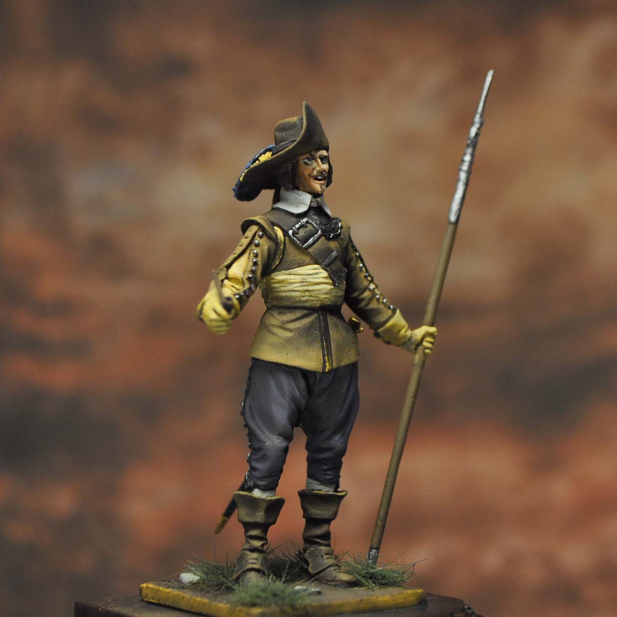 Art Girona General Serie Officier Régiment Jaune figurine Suédois