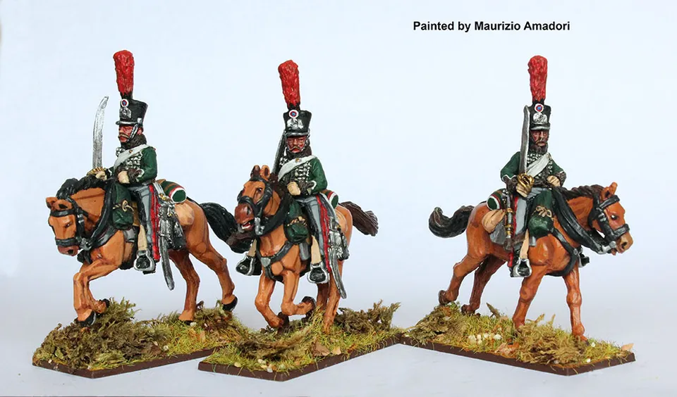 Perry FN 217 Éclaireurs Garde figurines cavalerie 1814