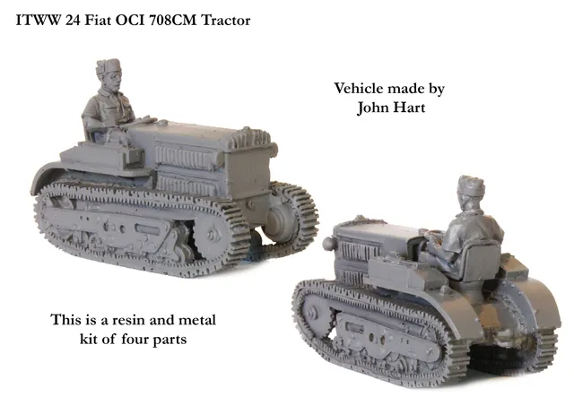 Perry Miniatures World War 2 ITWW 24 Fiat OCI 708CM maquette