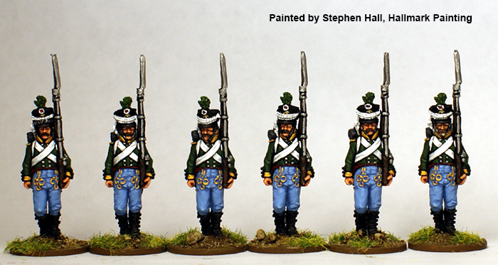 Perry Miniatures Napoleonic NCR 11 figurines voltigeurs Saxe-Cobourg 28mm