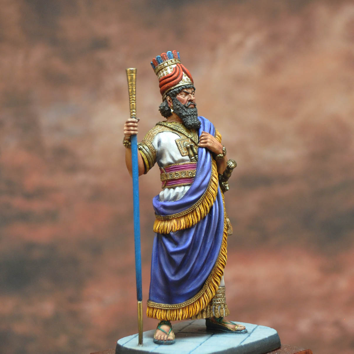 Art Girona Historical Nabopolassar figurine 54 mm Babylone