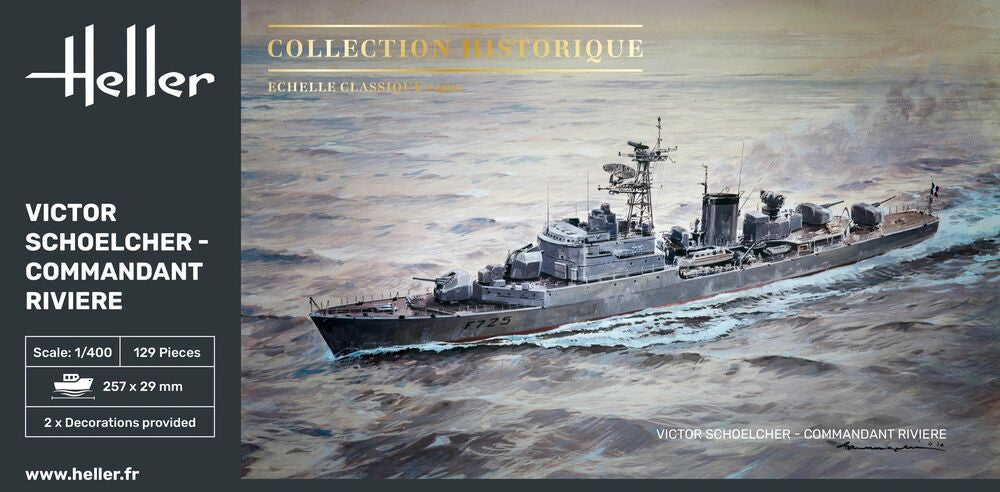 Heller Historical Collection Victor Schoelcher 1/400 maquette bateau