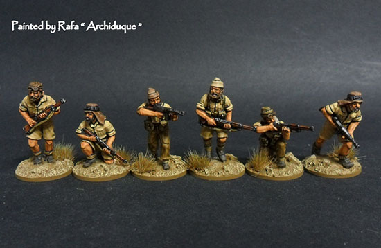 Perry Miniatures WW27 SAS figurines 28mm fusils Thompson