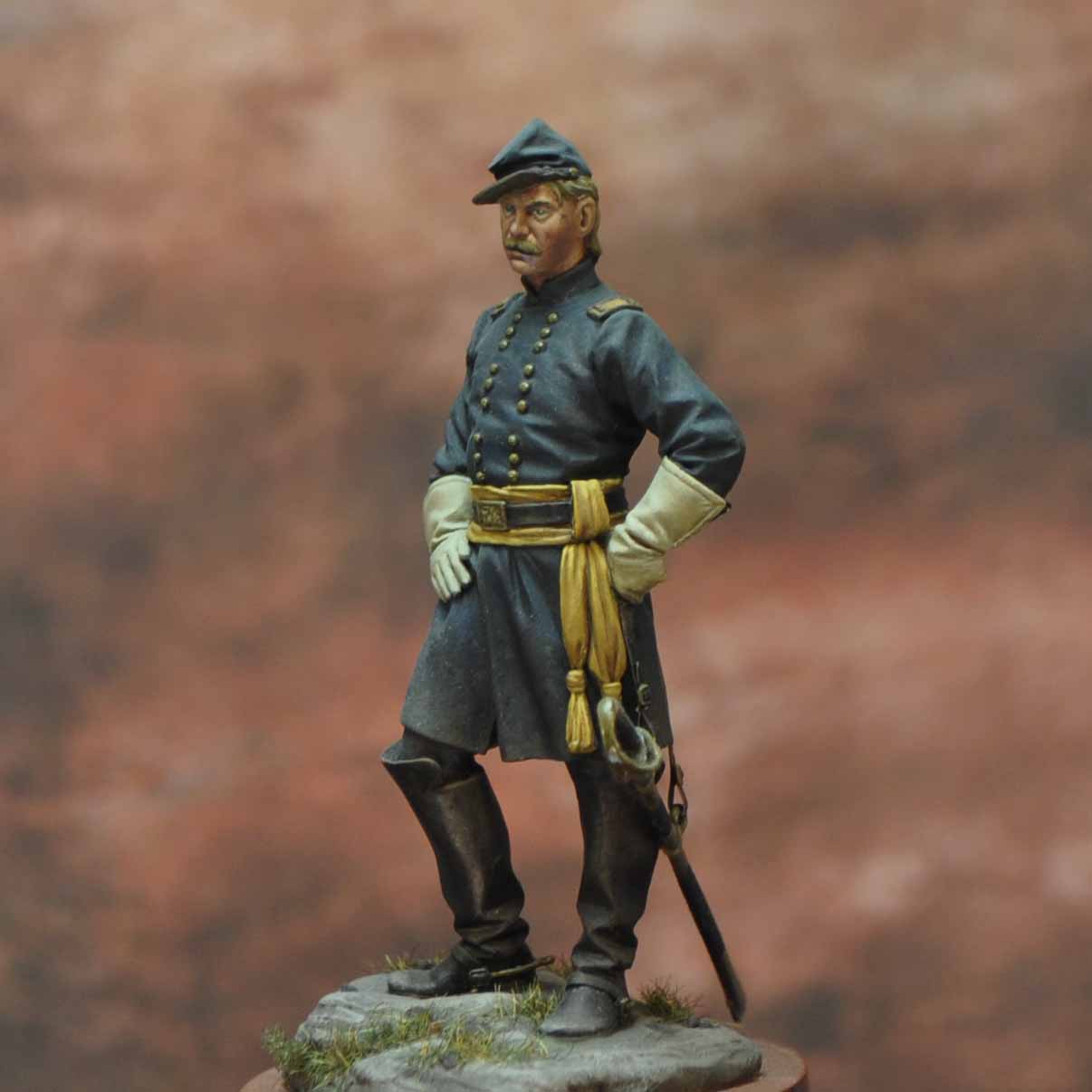 Art Girona International Serie officier cavalerie figurine 54mm