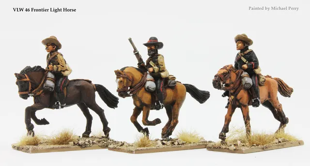 Perry Miniatures VLW 46 figurines Frontier Light Horse Zulu