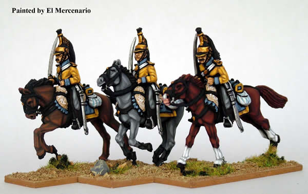 Perry Carlist ISA16 Cavalerie figurines sabre carabine
