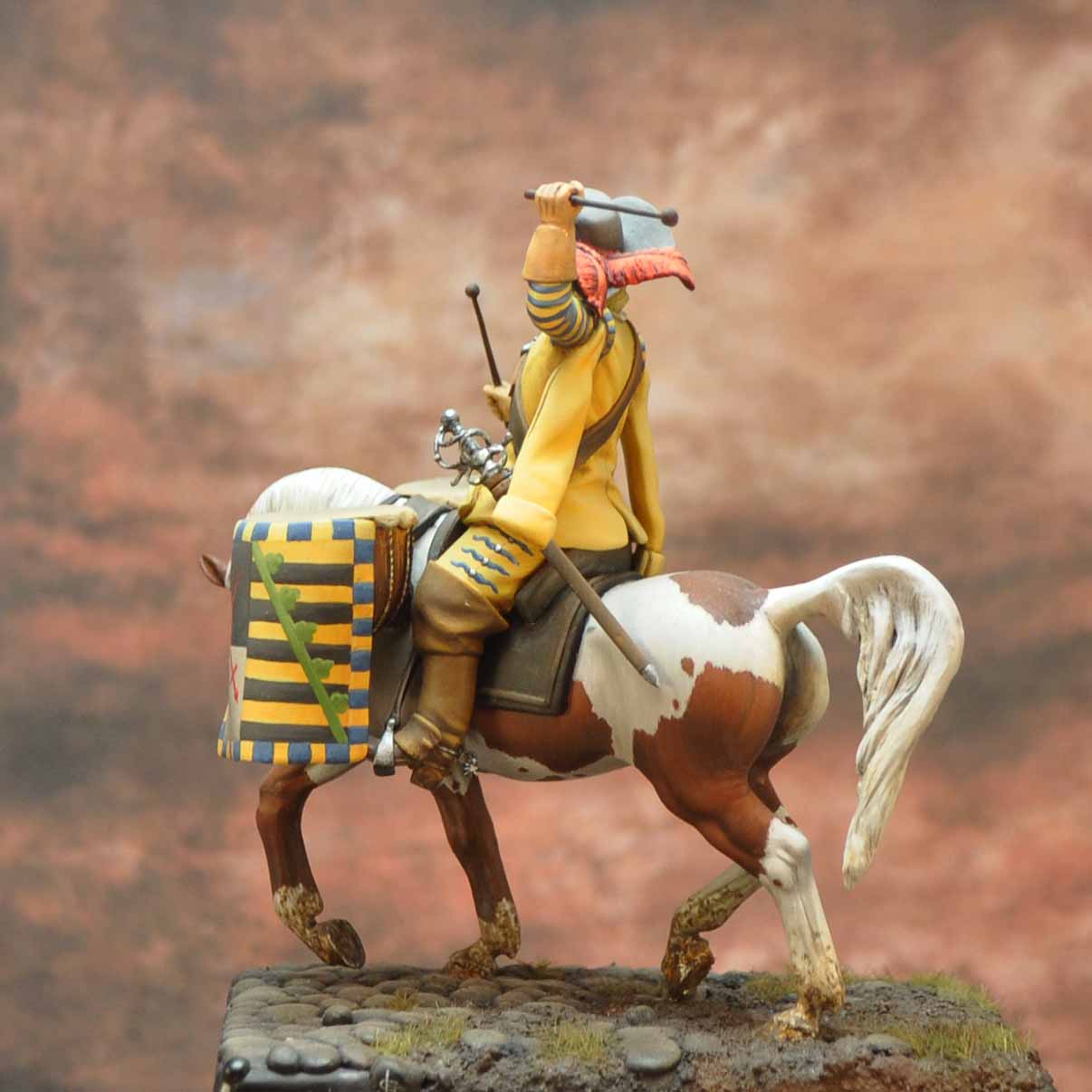 Art Girona Spanish Serie Electoral Saxony Drummer figurine 54 mm