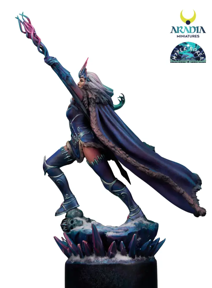 Aradia Minis Hyperborea Skadi figurine résine 75mm